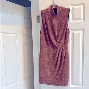 Black Halo Sabina shimmer mini dress